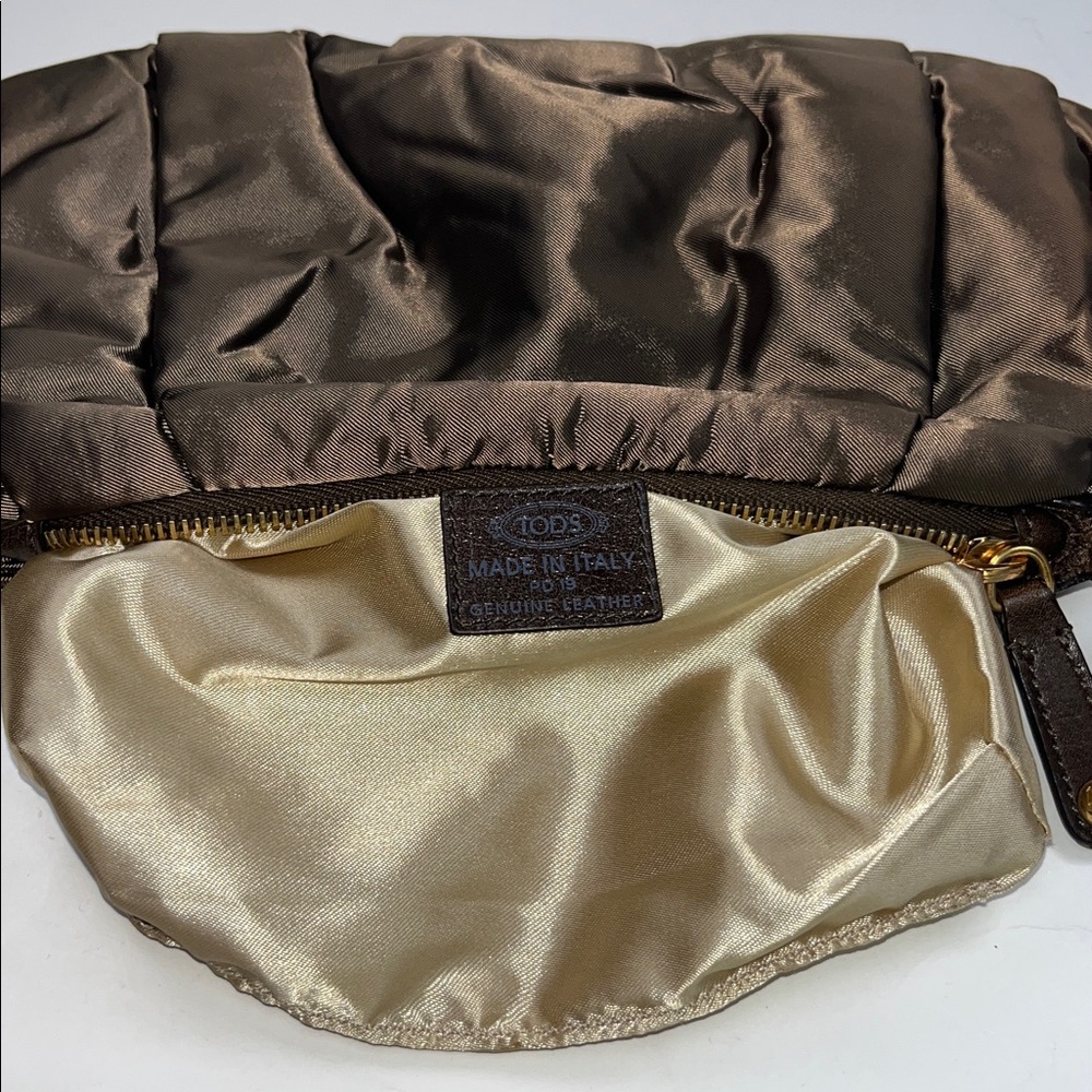 Authentic TOD’S Pashmy Pochette Mini ~ in Bronze - Picture 13 of 17